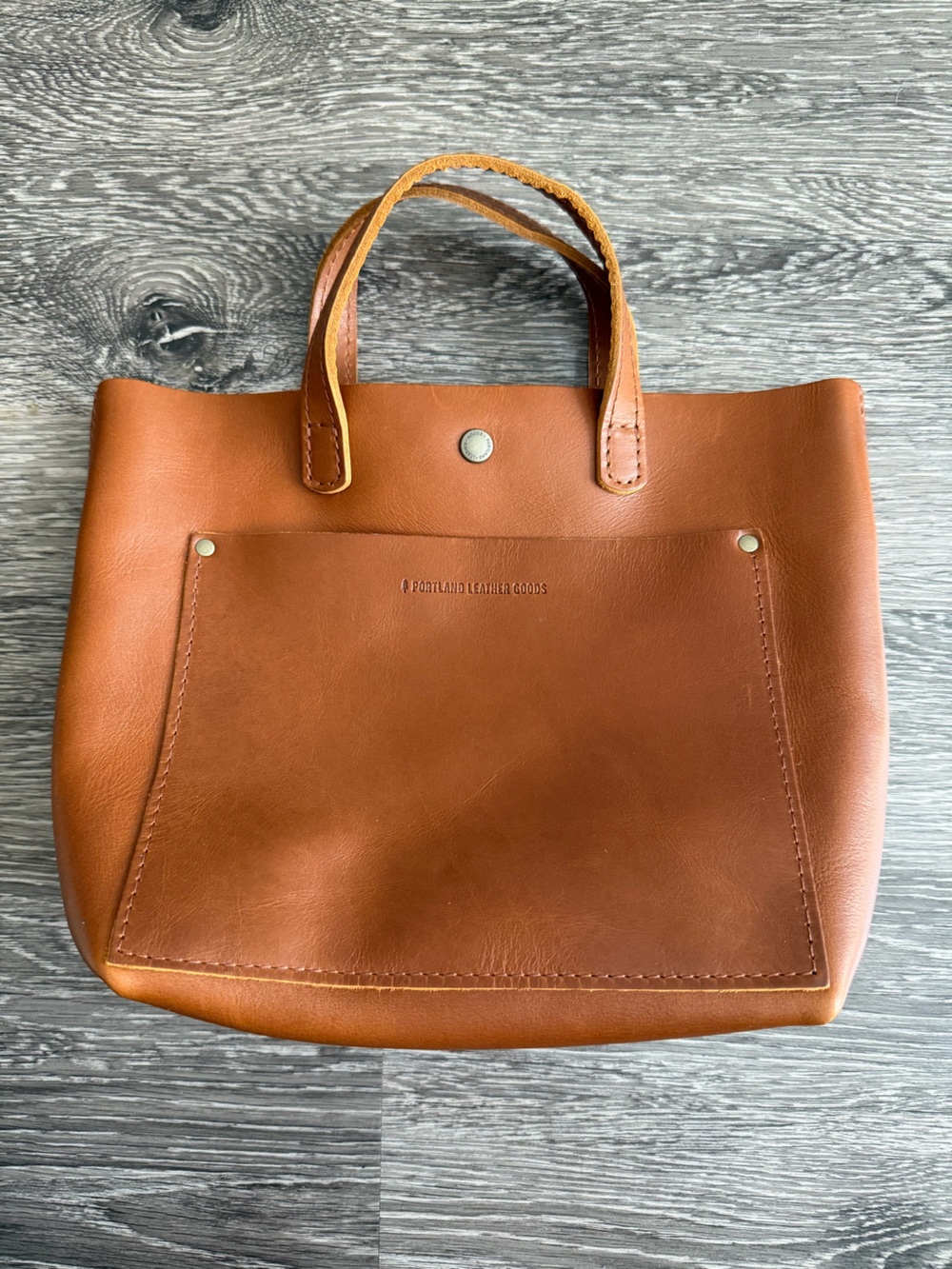 Portland Leather Goods Mini Crossbody Tote